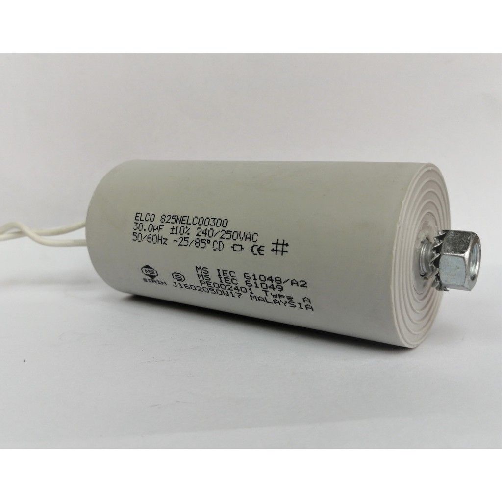 ELCO CAPACITOR 30UF 240VAC