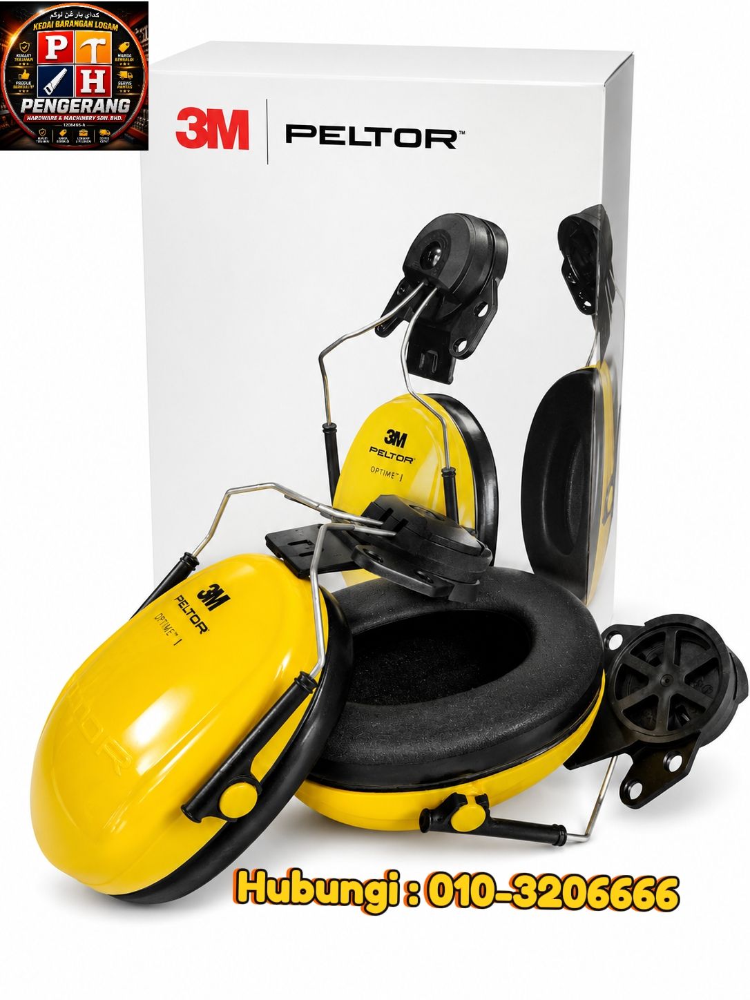 3M H510P3 PELTOR OPTIMEL EARMUFFS SNR26DB
