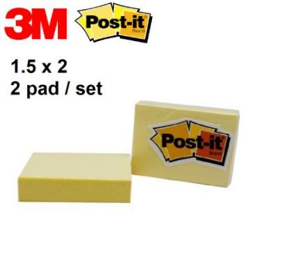 3M Post It Note 653 1.5x2 / 2x3 / 3x5 Yellow