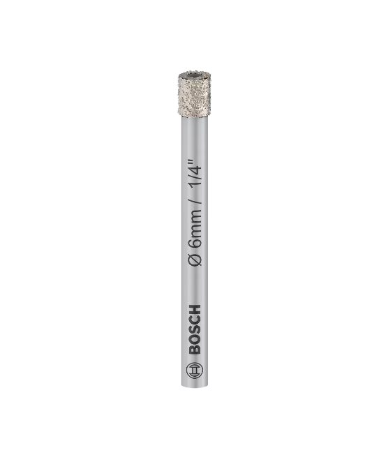 BOSCH PRO CERAMIC DRY DRILL BIT (WORKING LENGTH: 66 MM) DIA: 6MM, 8MM, 10MM & 12MM
