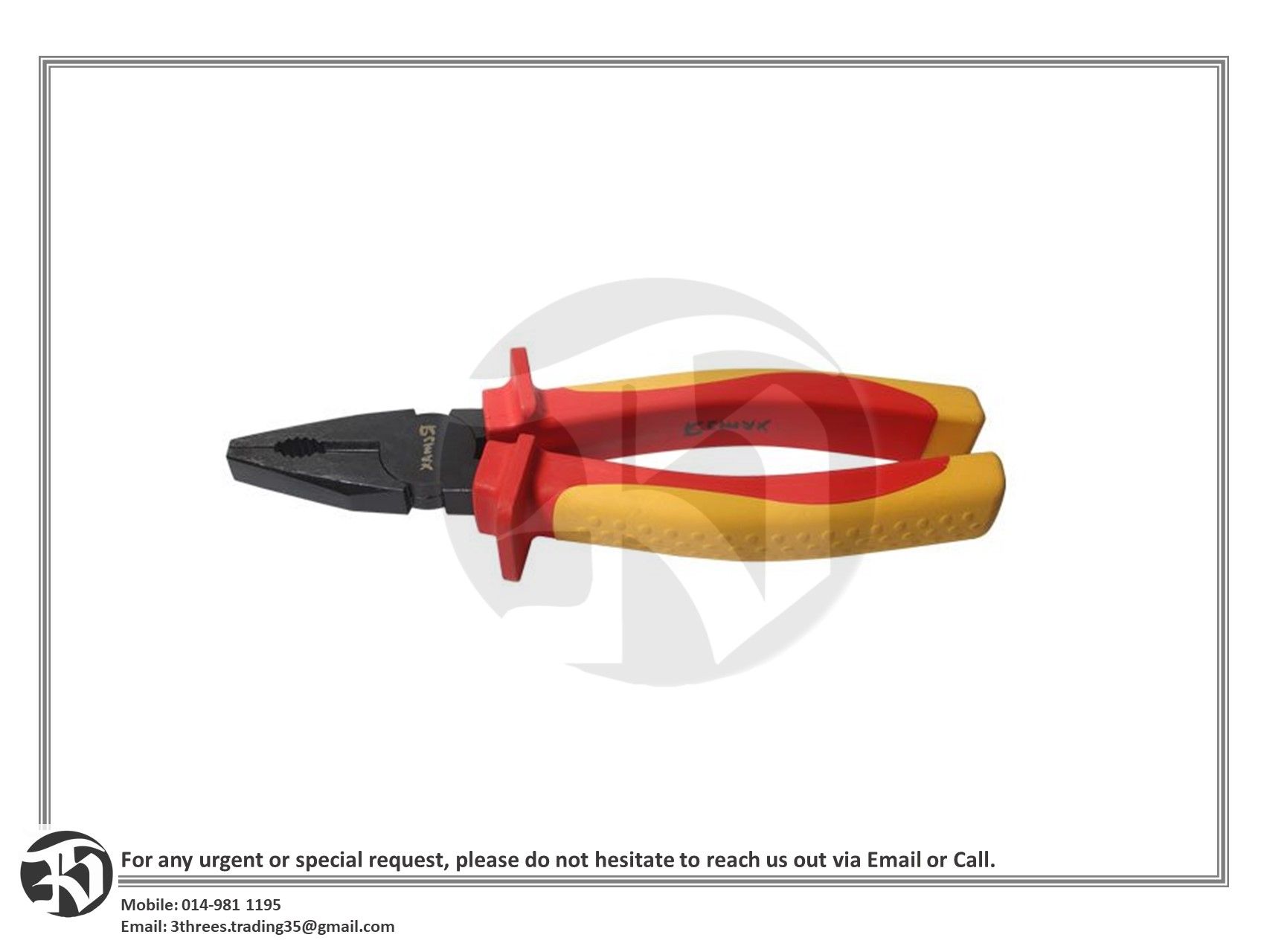 Remax 8" VDE Combination Plier 40-RP701