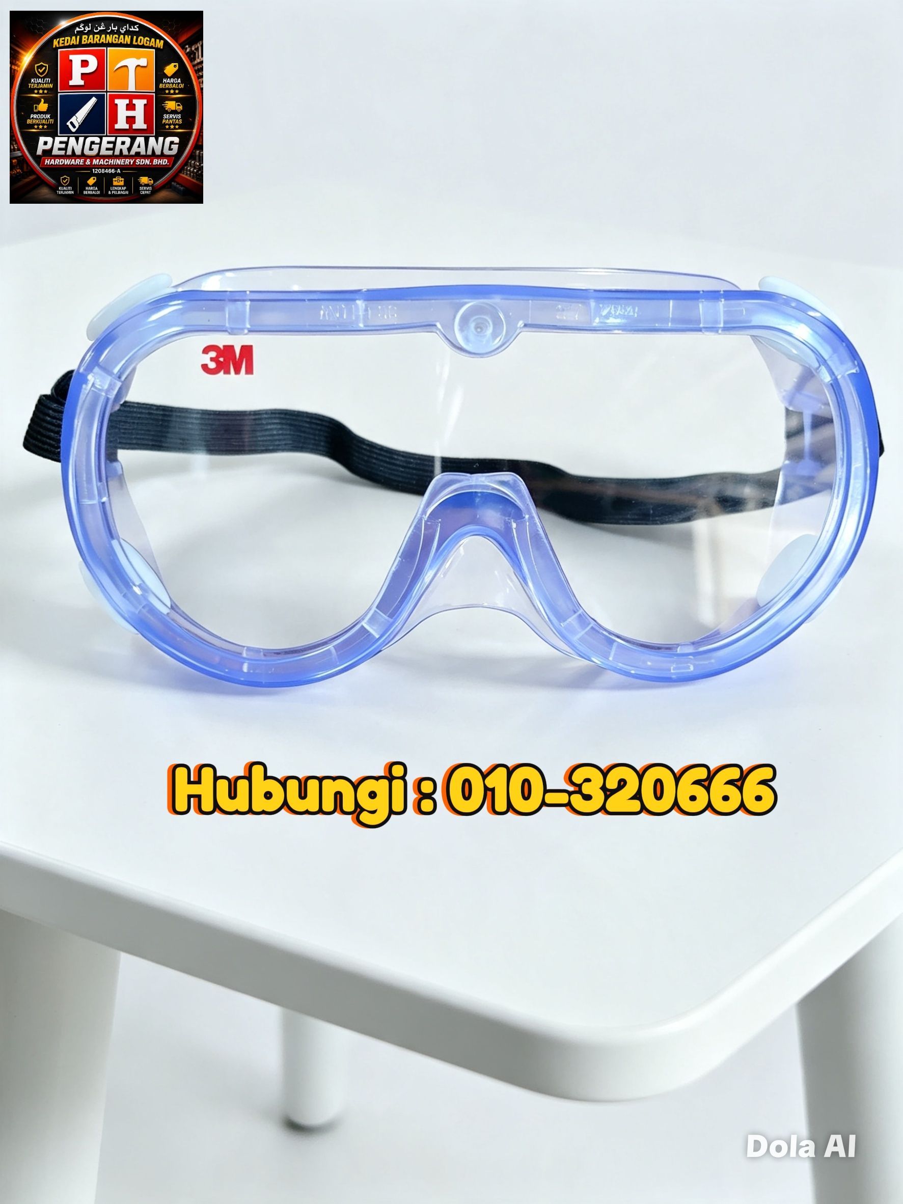 3M SAFETY GOOGLE 1621AF ANTI-FOG LENS