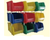 Temo 163*104*80mm All in 1 Green Plastic Storage Bin