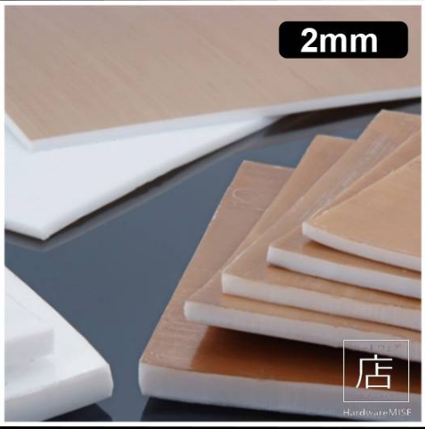 ETCHED PTFE SHEET 1 SIDE WITH ETCHING FOR BONDING BROWN WHITE PLATE FILM THICKNESS 2MM MALAYSIA READY STOCK - 1.2.METER WIDTH