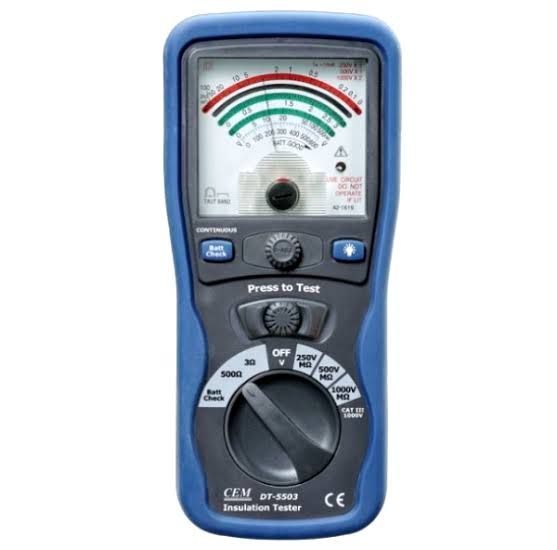 CEM DT-5503 ANALOG INSULATION TESTER