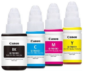 CANON BLACK/CYAN/MAGENTA/YELLOW INKK BOTTLE GI-790