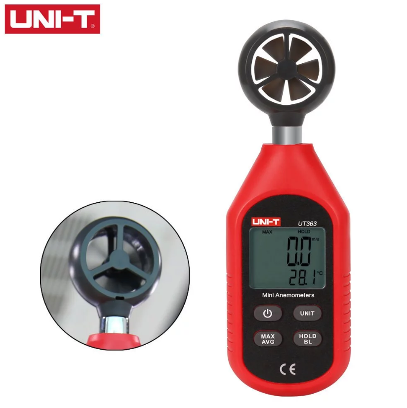 UNI-T UT363 HANDHELD MINI DIGITAL ANEMOMETER