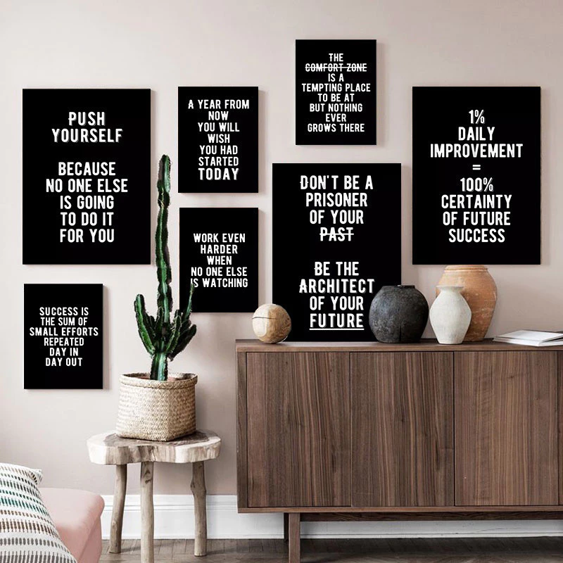 Inspirational Quotes Poster Office Decoration 50cm x 70cm