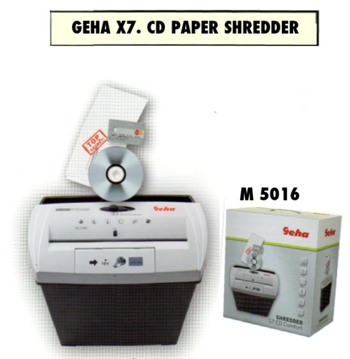 CD & PAPER SHREDDER /COMET /Shredder /Paper Shredder /CD Shredder /CM 5150
