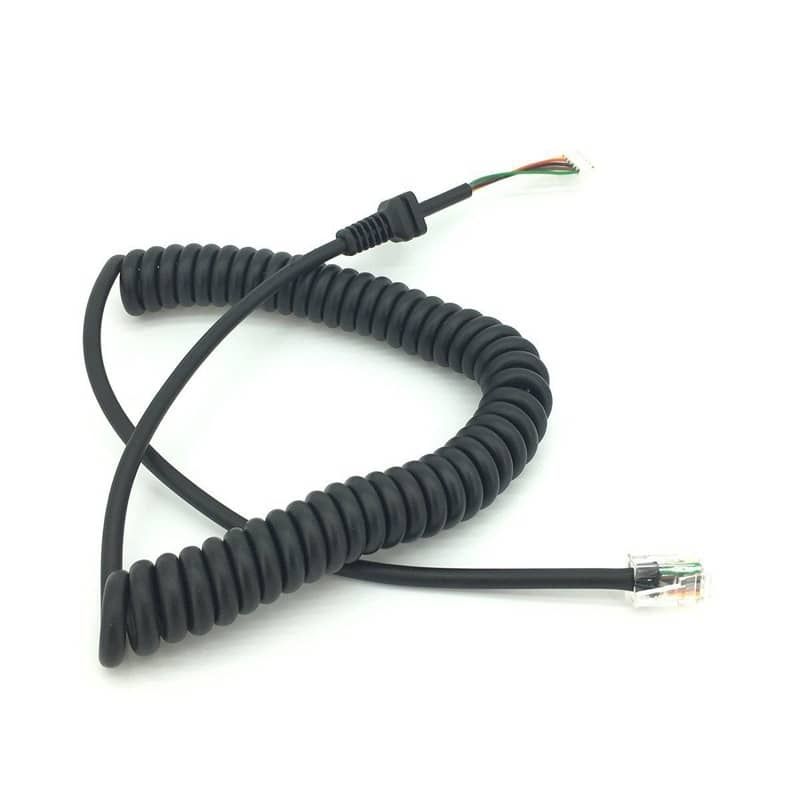 *6 Pin Plug Microphone Cord Cable for Yaesu Vertex MH-48A6J MH-42B6J [5s]