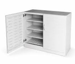 Steel Shoe Rack Comes With 4 Fixed Shelves (with Ventilation Holes)