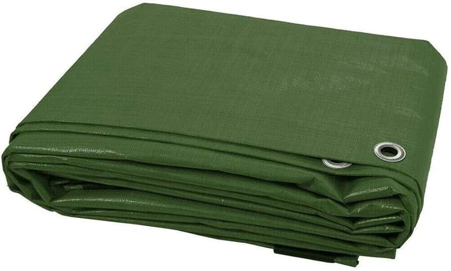 Others *Heavy Duty Waterproof Canvas Tarpaulin 10M X 12m With Holes Ground Sheet