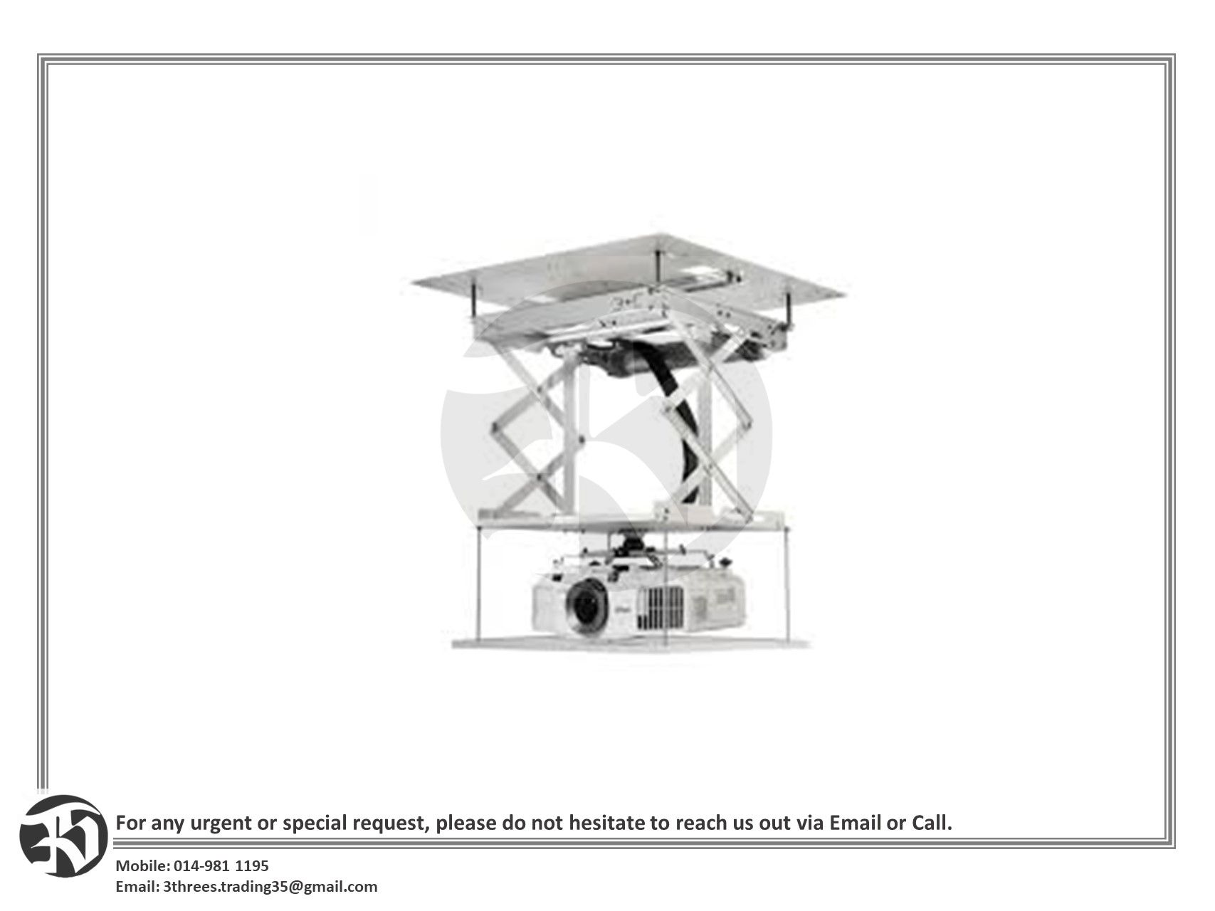 Grandview Motorized Projector Lift 1.5m GPCK-ME Series