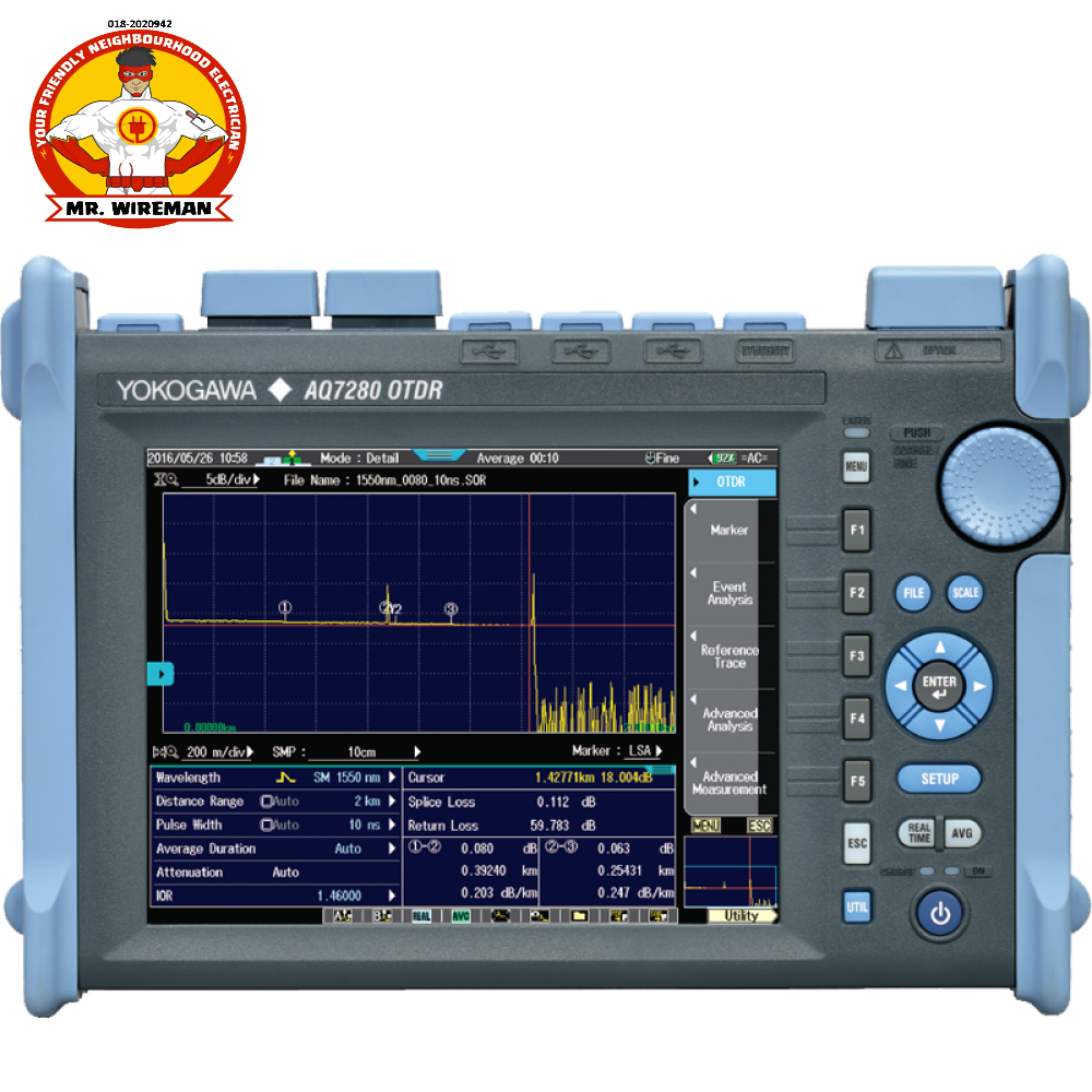 Yokogawa Optical Time Domain Reflectometer (OTDR)