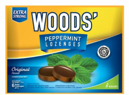 Loose 15 Pack x 15g Woods' Peppermint Drops Sugar Free Original 15 x 12g