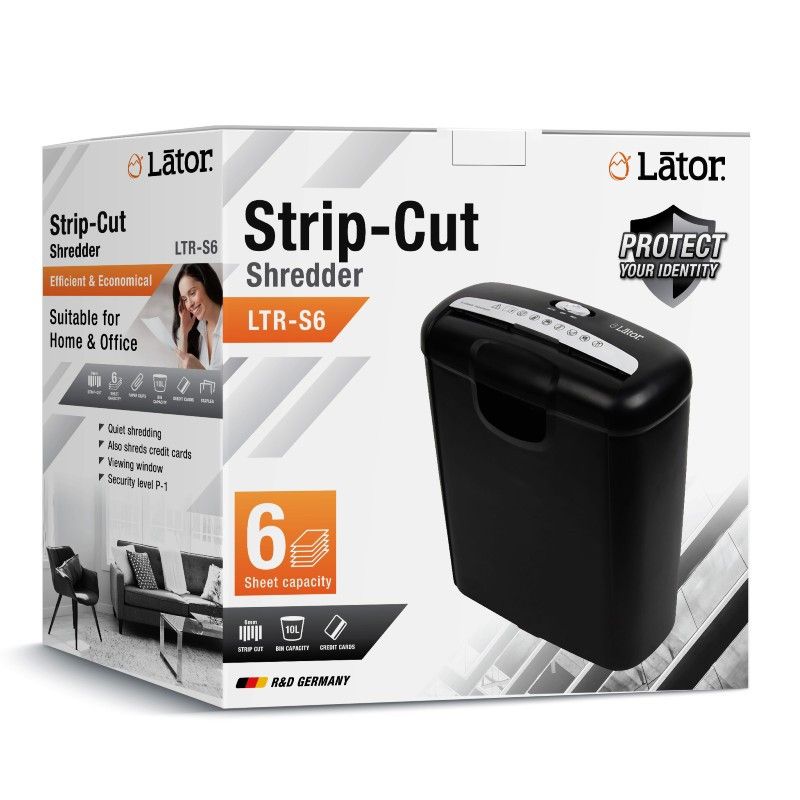 LATOR SHREDDER LTR-S6 STRIPCUT