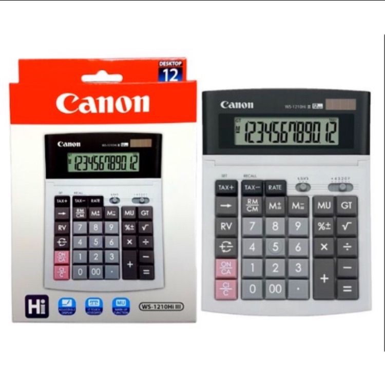 Canon Calculator WS-1210 HI III 12 Digits
