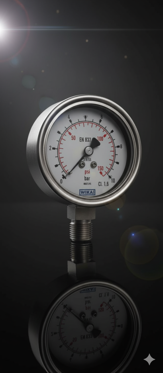 PRESSURE GAUGE 0 - 10 Bar ( 0 - 150 PSI )