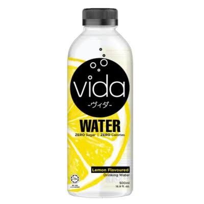 Vida Lemon Drinking Water 24 x 500ml 