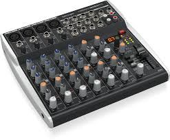 Behringer XENYX 1202SFX Premium Analog 12-Input Mixer with USB Audio Streaming Interface and Klark Teknik Effects
