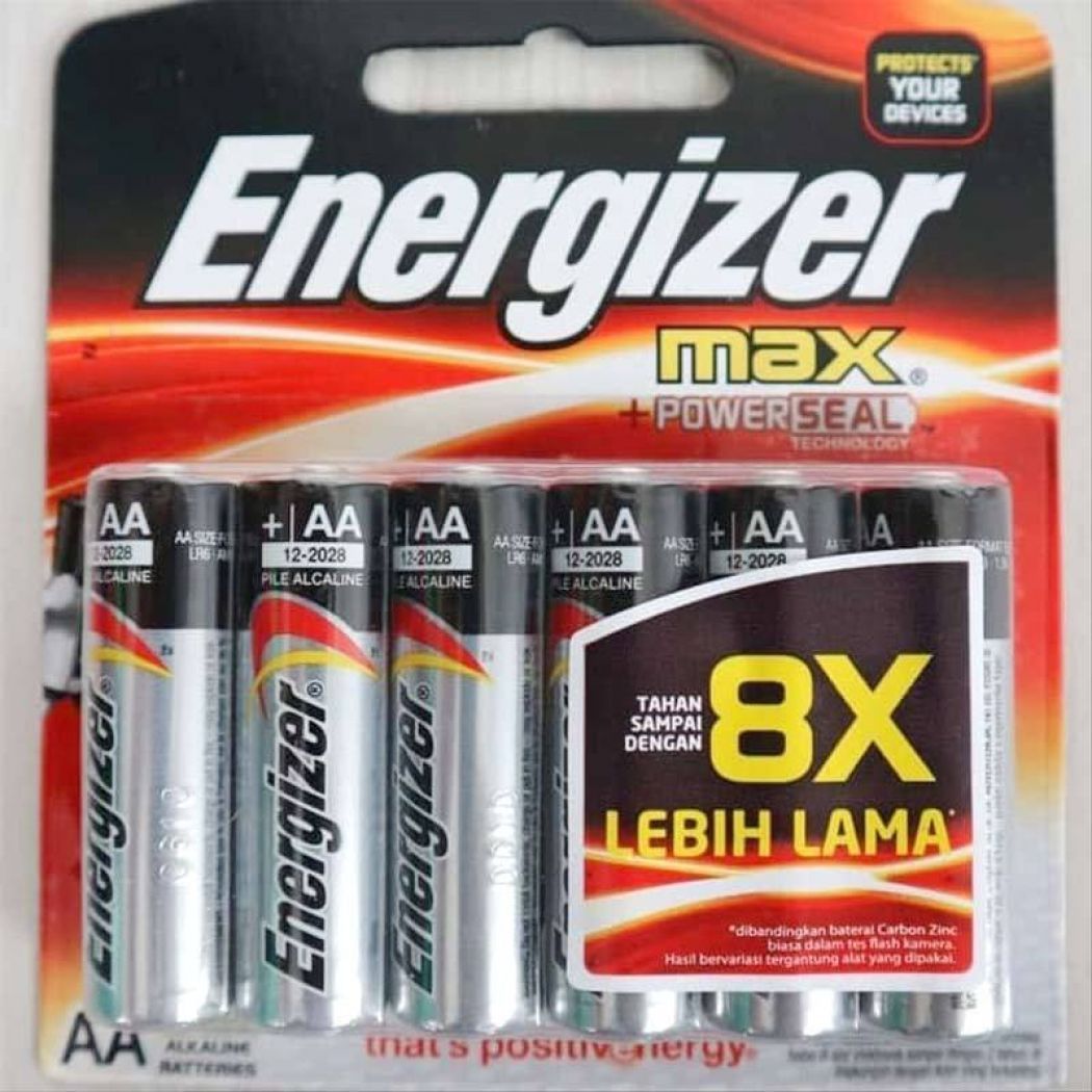 ENERGIZER MAX AA BATTERY (6 PCS/1.5V)
