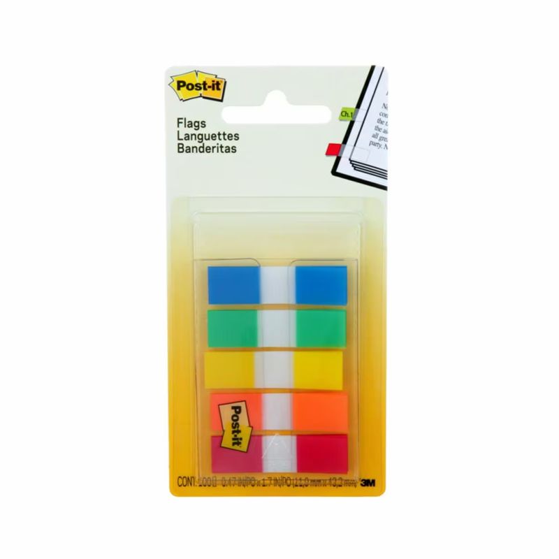 3M Post-It Tape Flag - All clrs 1 colour Post-It