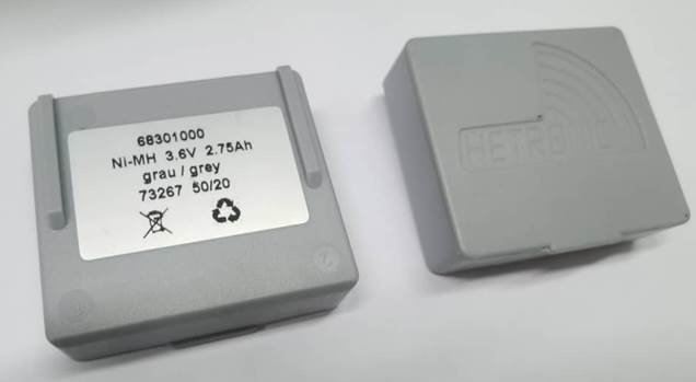 HETRONIC MINI BATTERY, 68301000 (3.6v /2.75Ah Gray)