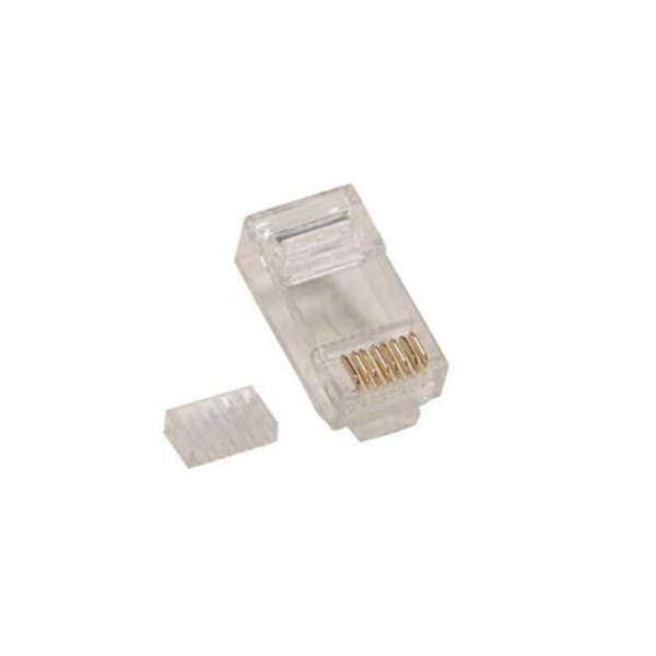RJ45-CONNECTOR UTP CAT6 100 OHM STRAIGHT MALE (PLUG) 50PCS