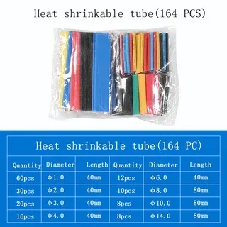 780pcs 2:1 Heat Shrink Tube Shrinking Assorted Polyolefin Insulation Sleeving Wire Cable Sleeve Wrap