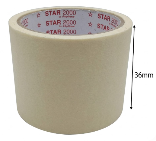 APOLLO M500 PERFORMANCE GENERAL (PURPLE) MASKING TAPE 36MM X 12 YARDS