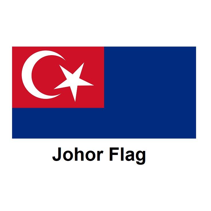 BENDERA JOHOR 2'X4' / 2'X8' / 3'X6'