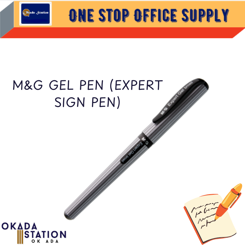 M&G GEL PEN - EXPERT SIGN PEN 1.0MM BLACK