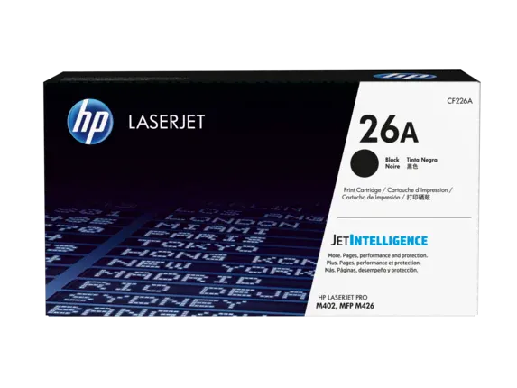 HP 26A Black LaserJet Toner Cartridge (CF226A)