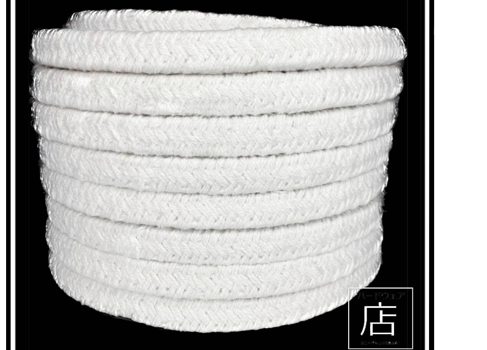 CERAMIC FIBRE SQUARE BRAIDED ROPE 10MM - 40MM CERAMIC BRAIDED PACKING ROPE WITH SS WIRE REINFORCEMENT