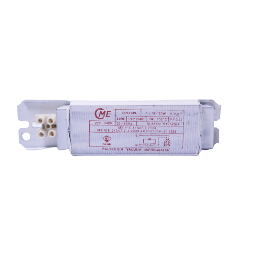 CME / VITALITE LL6W 18W/20W CHOKE / BALLAST (WHITE) FOR T8 FLUORESCENT TUBE USED WITH SIRIM APPROVED