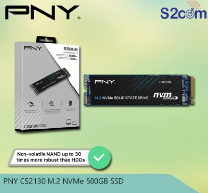 PNY CS2130 M.2 NVMe 500GB SSD