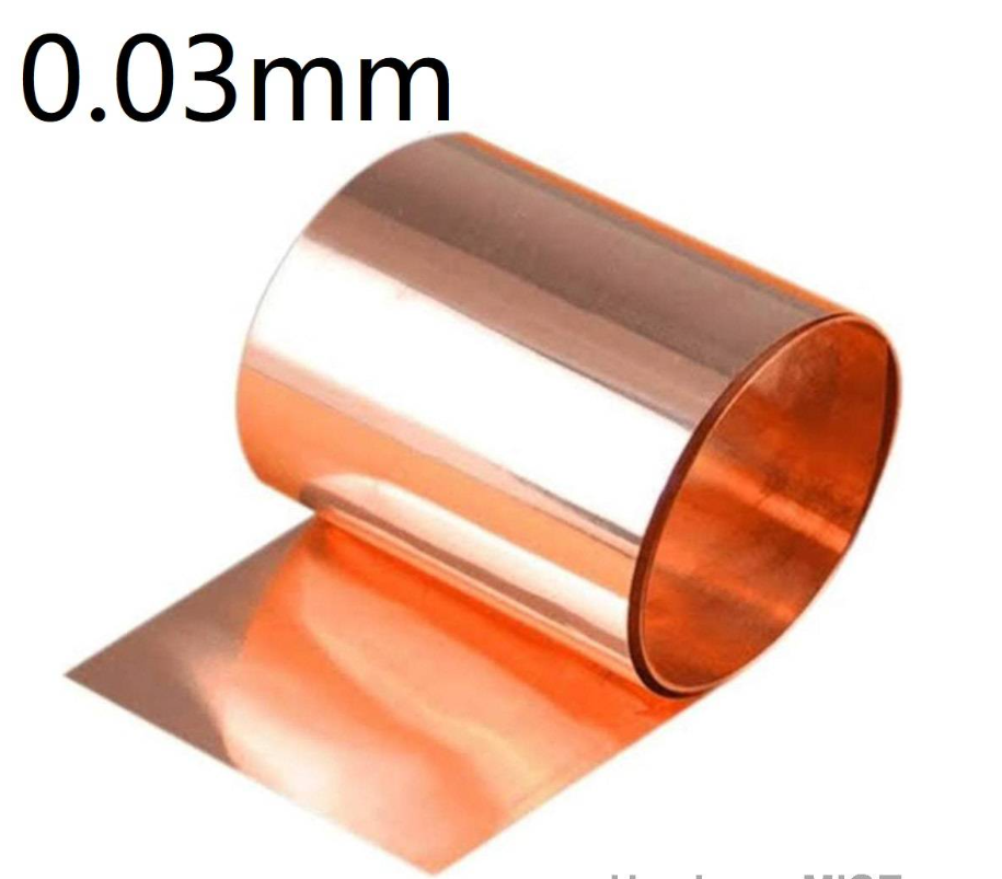 COPPER FOIL COPPER METAL SHEET SHIM PLATE THIN 0.03MM