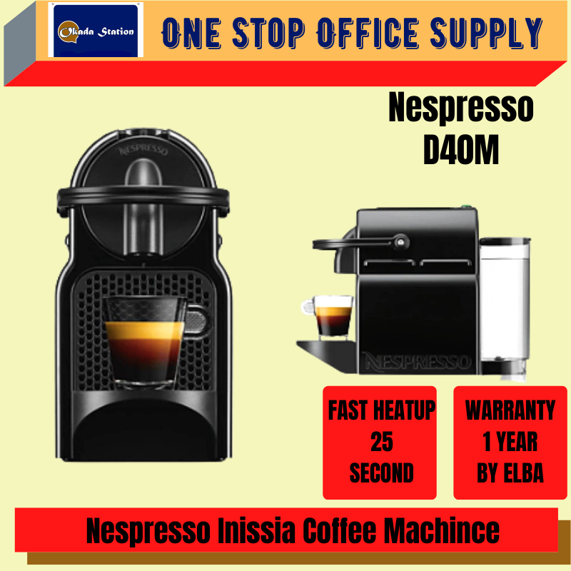 NESPRESSO INISSIA COFFEE MACHINE -D40M / NESPRESSO / COFFEE MAKER