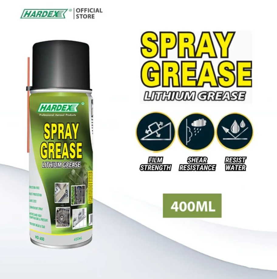 HARDEX HD600 SPRAY GREASE LITHIUM GREASE (400ML)