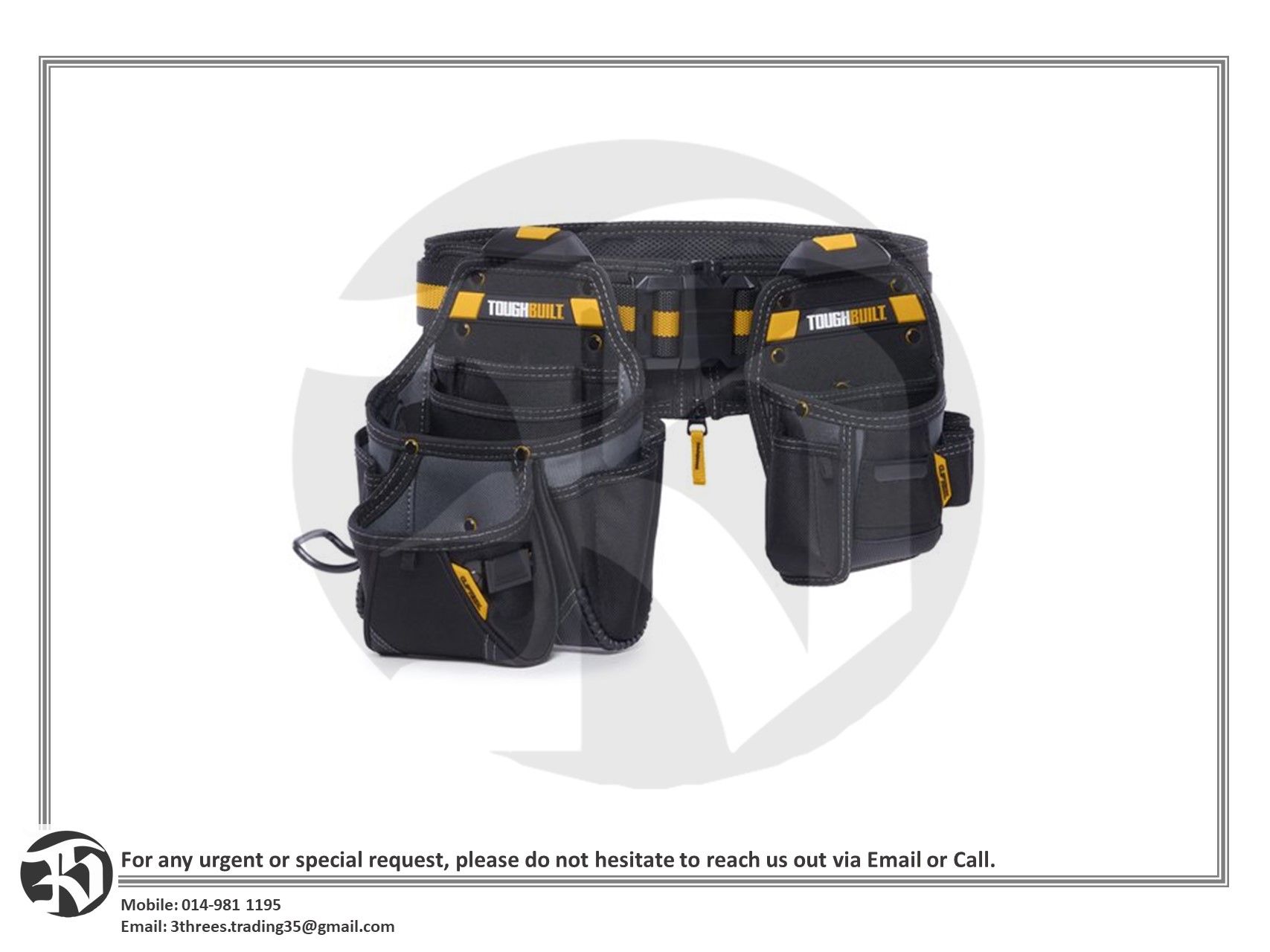 ToughBuilt 3-piece Handyman Tool Belt Set TB-CT-111-CP