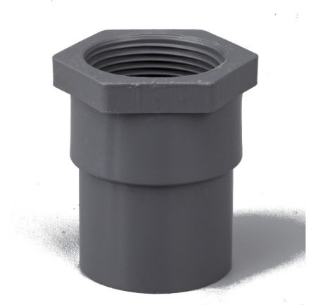 1/2" D-PVC PT Socket 15mm