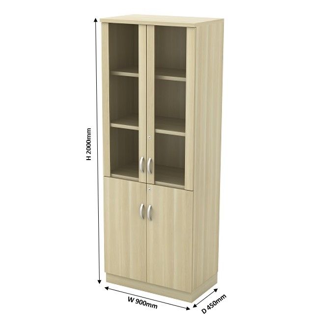 High Cabinet Swinging Glass Door