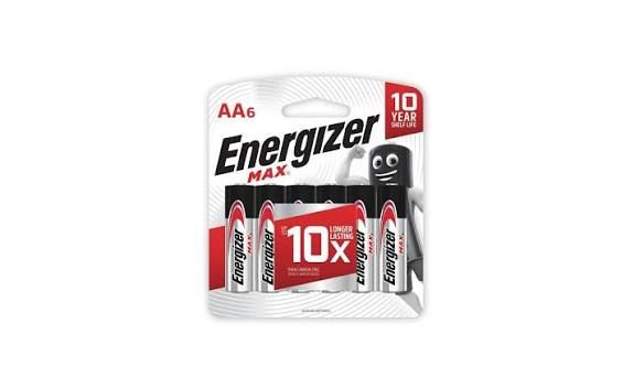 ENERGIZER MAX AA 6 PC
