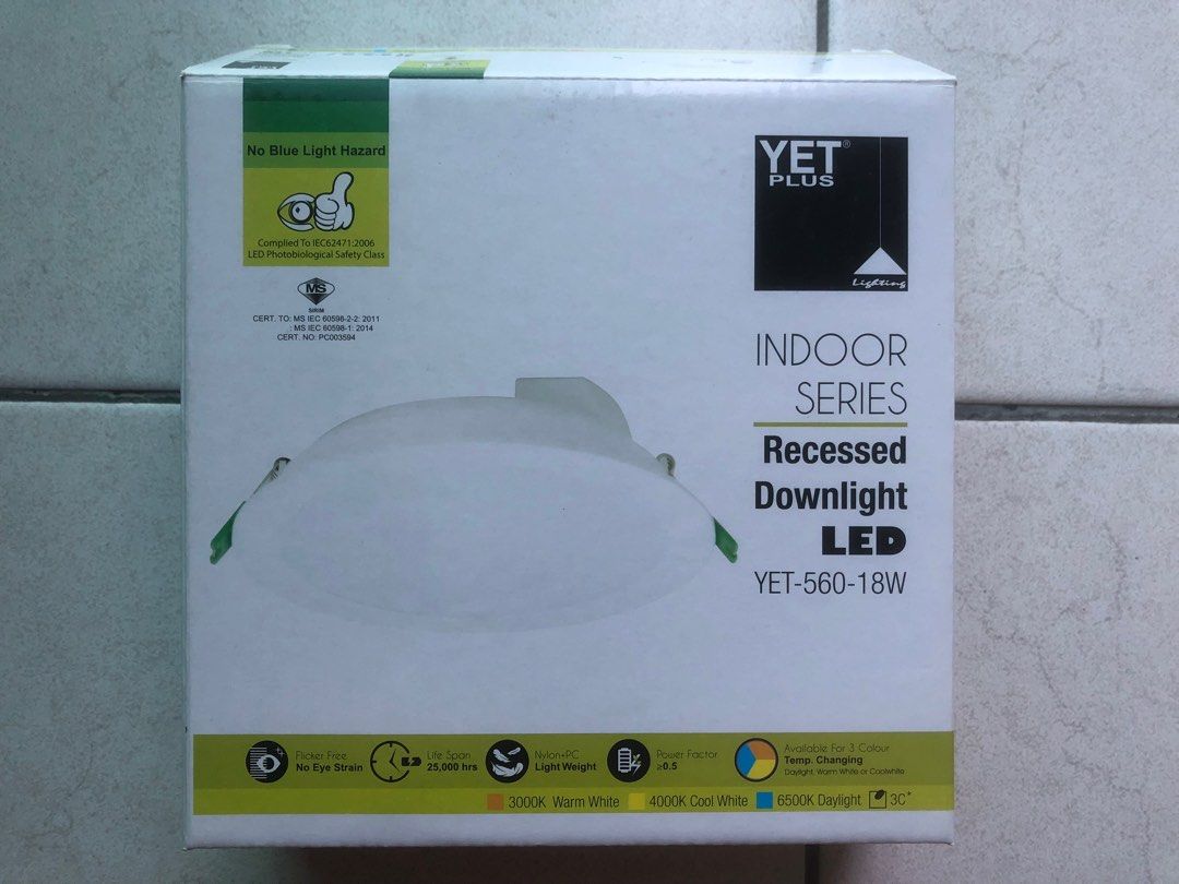 YET 560 18W 6 INCH LED DOWNLIGHT (DAYLIGHT )