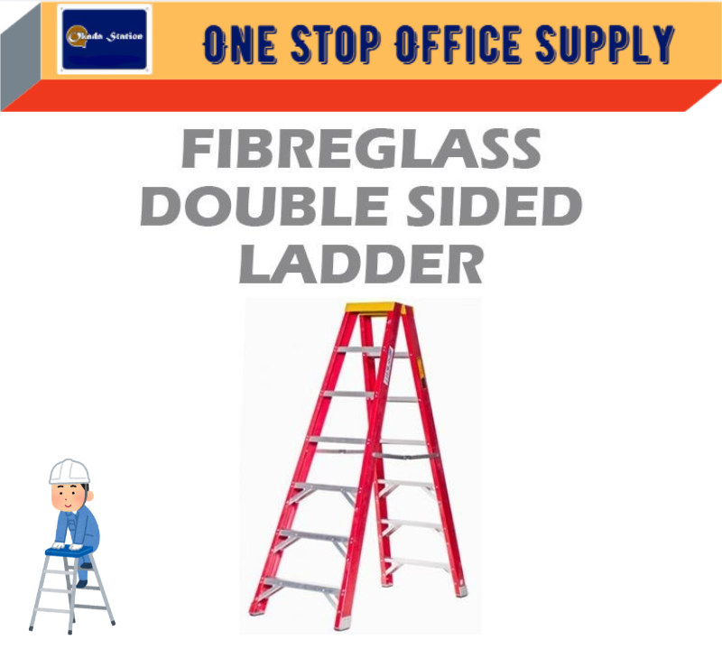 EVERLAS FIBREGLASS DOUBLE SIDED LADDER YFGDS SERIES