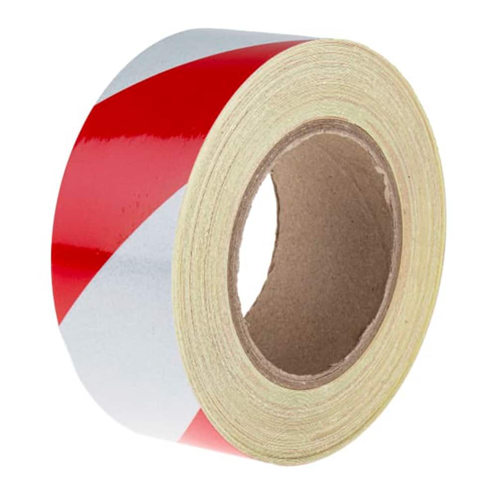 Floor Marking Tape PVC (Red + white)