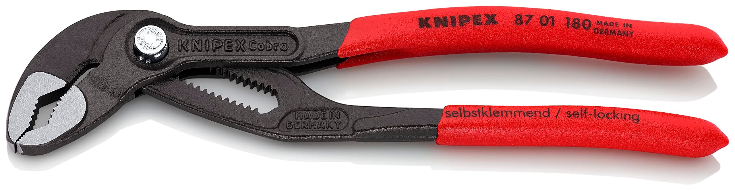 Knipex *Knipex 87 01 180 Cobra Adjustable Grip Water Pump Plier
