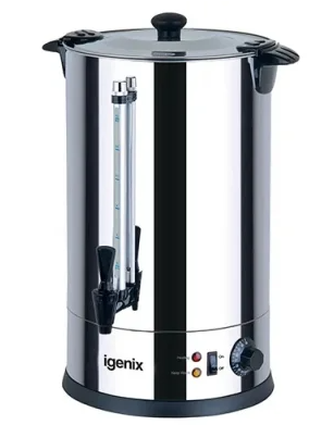 *Igenix 8.8L 950W Water Boiler, Stainless Steel