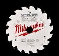 MILWAUKEE 5-1/2" (140mm x 20mm) 18T Framing Wood Circular Saw Blade (For M12 FUEL™ 140mm Circular Saw)