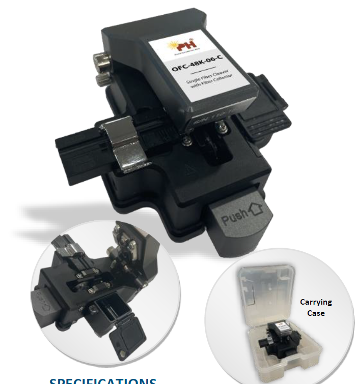 SINGLE FIBER CLEAVER WITH FIBER COLLECTOR OFC-48K-06-C